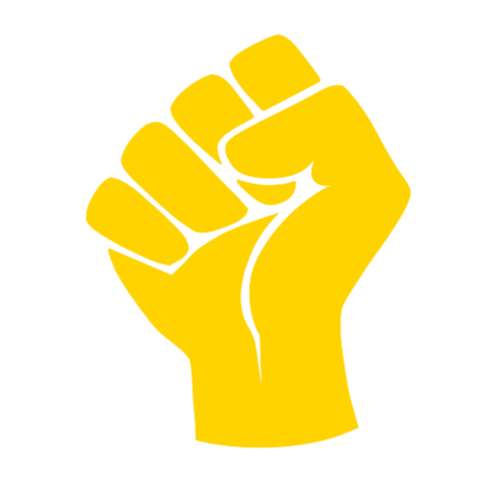 The symbol of the Unarmed Archetype: A yellow fist.